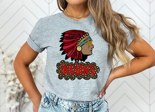 Indians Preppy Graphic Tee