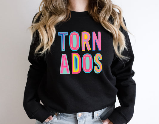 Tornados  Colorful Graphic Tee