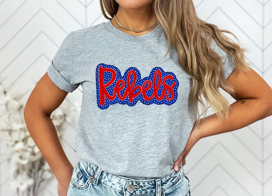 Rebels Faux Applique