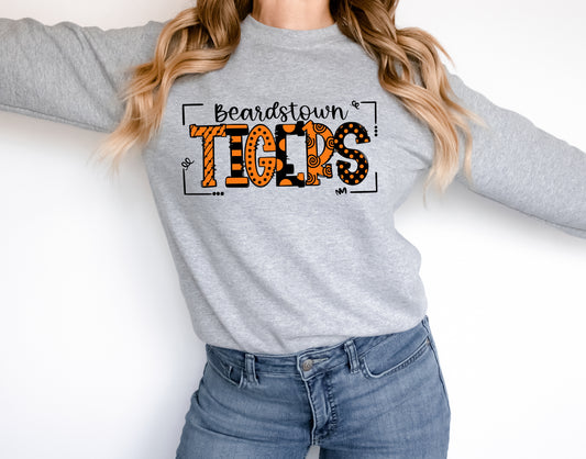 Beardstown Tigers Doodle Graphic Tee