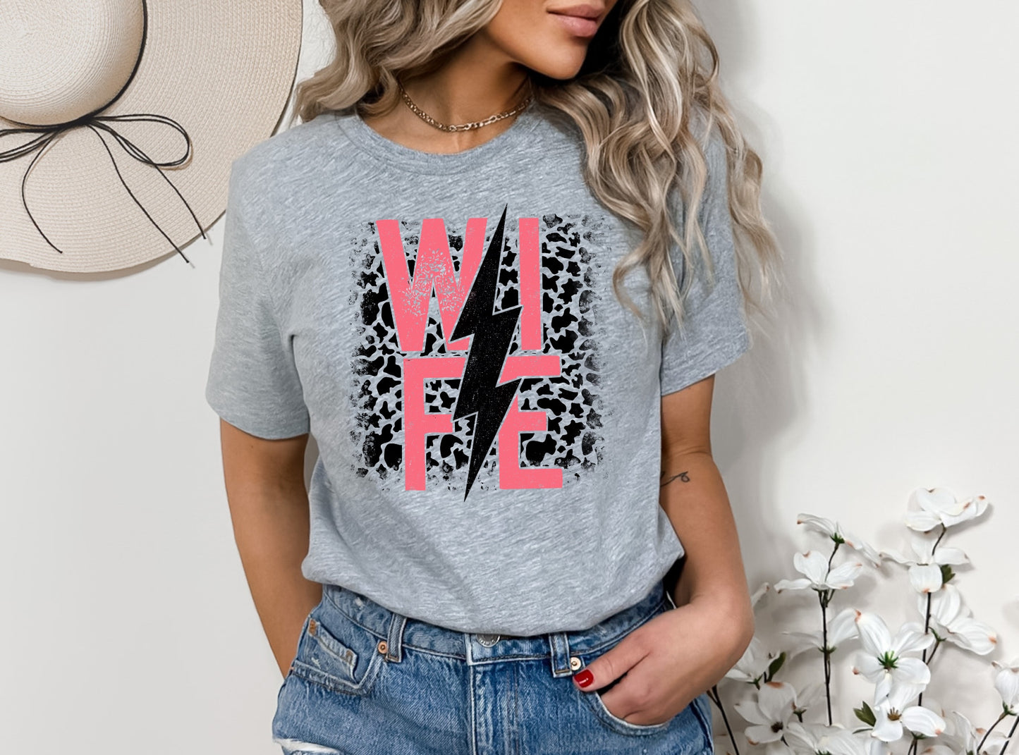 Wife Lightning Bolt Graphic Tee