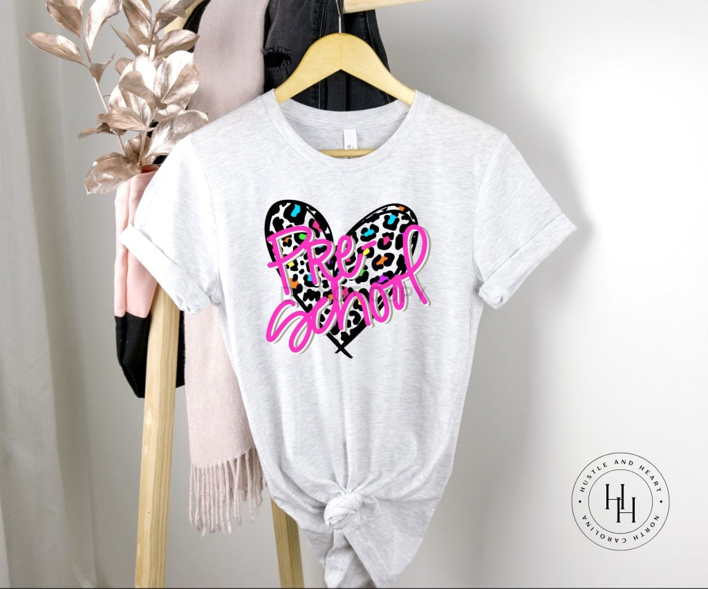 Leopard Heart- Pre School Shirt