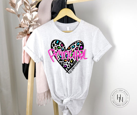 Leopard Heart- Principal Shirt