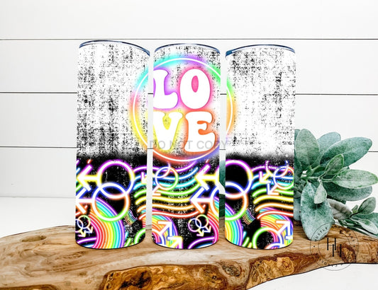 Love Grudge Pride Completed 20Oz Skinny Tumbler Sublimation