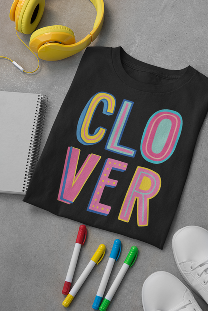 Clover Colorful Graphic Tee