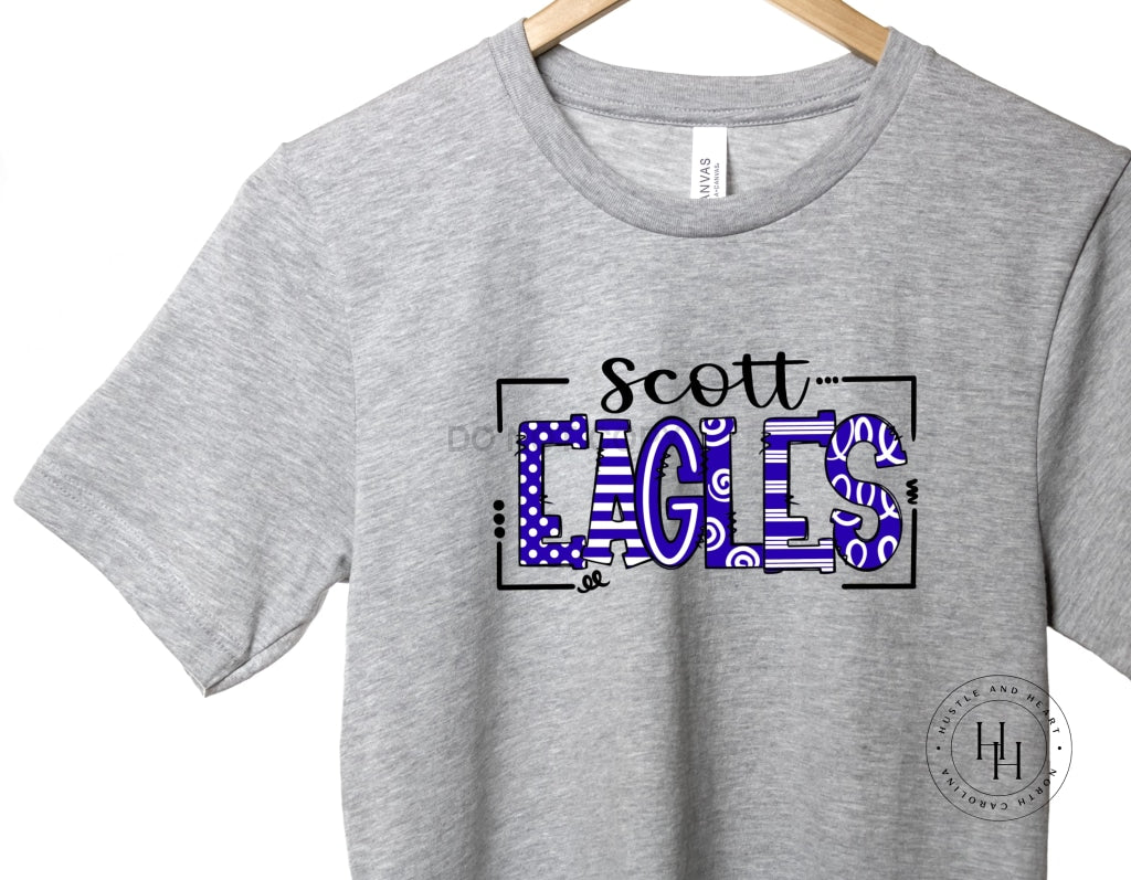 Scott Eagles Doodle Graphic Tee Unisex