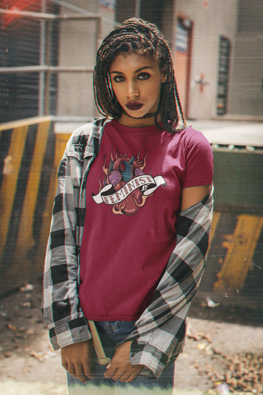 Bleeding Heart Feminist Graphic Tee