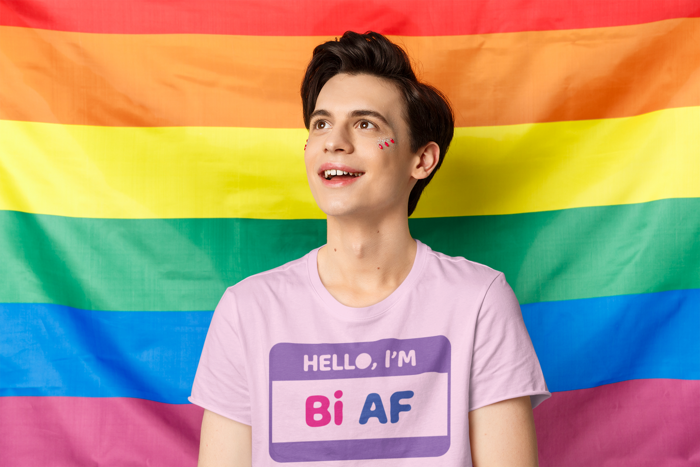 Hello I'm Bi AF Graphic Tee